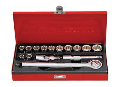 16 PCS Socket Set (1/2")