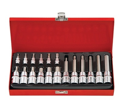 19 PCS Bit Socket Set (1/4"&1/2")