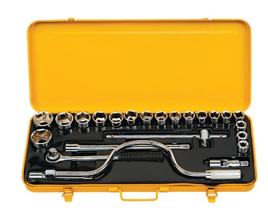 25 PCS Socket Set (1/2")