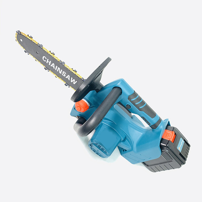 Electric cordless chain saw with lithium battery