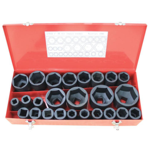 1" 25pcs air impact sockets