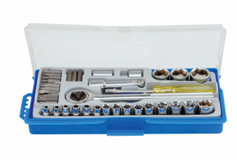 38 PCS Socket Set (1/4"&3/8")