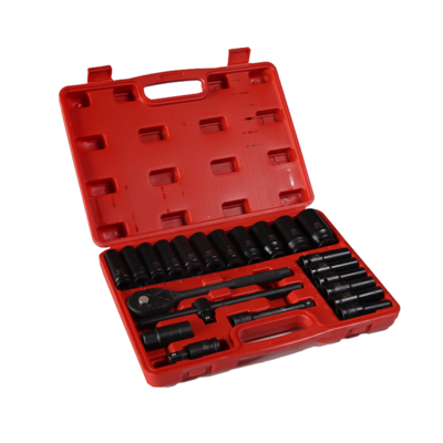1/2" 23pcs deep air impact sockets