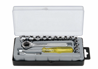 17 PCS Socket Set (1/4")