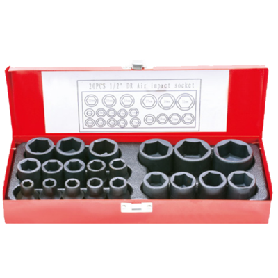 1/2" DR 20pcs air impact sockets
